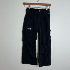 The North Face Girls HyVent Waterproof Insulated Black Cargo Snow Pants Size S